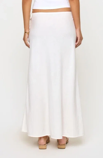 L*space Lspace Stop & Stare Cover-up Maxi Skirt In White