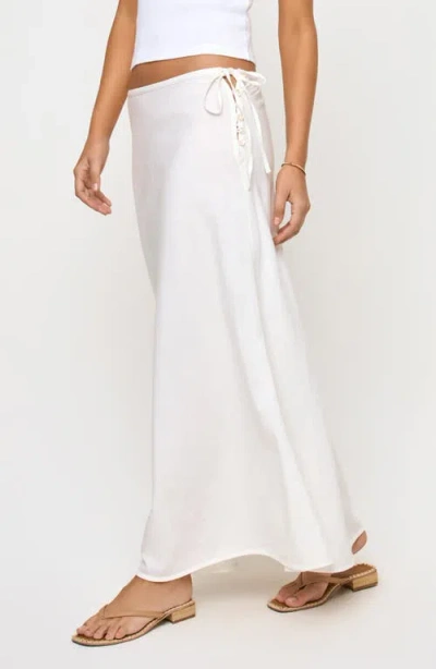 L*space Lspace Stop & Stare Cover-up Maxi Skirt In White