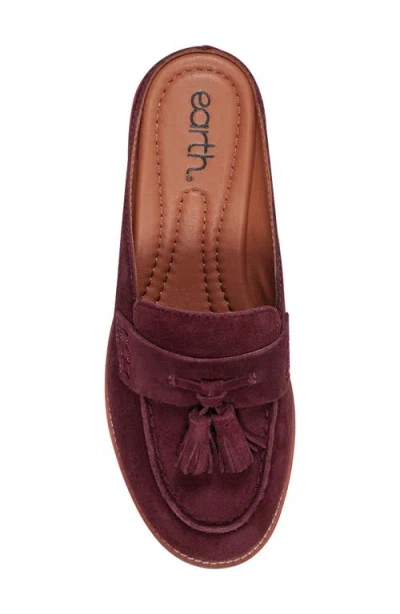 Earth Women's Everett Tassels Slip-on Mule Loafers In Red