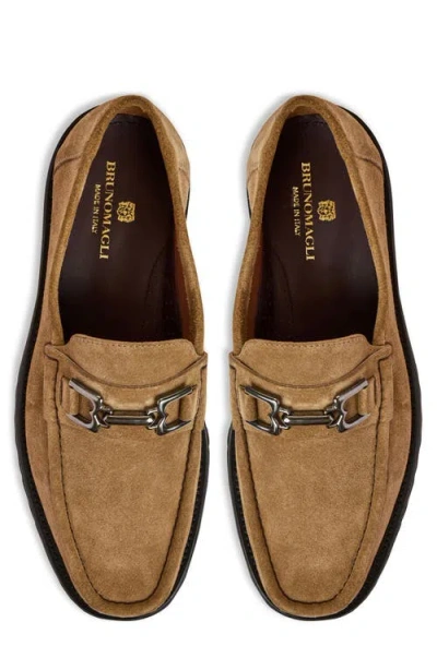 Bruno Magli Rocky Suede Loafers In Brown