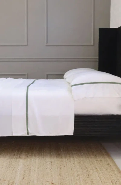 Pom Pom At Home Langston Sateen Sheet Set In White