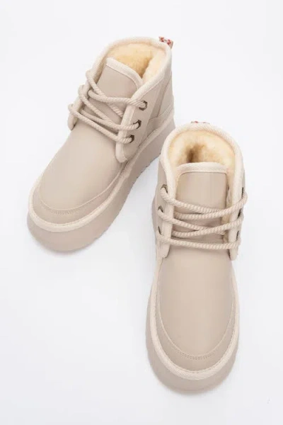 Prologue Shoes Ovela Chunky Boot In Brown