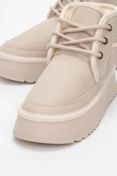 Prologue Shoes Ovela Chunky Boot In Brown