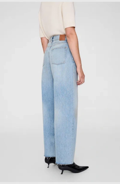 Anine Bing Denim Straight-leg Jeans In Blue