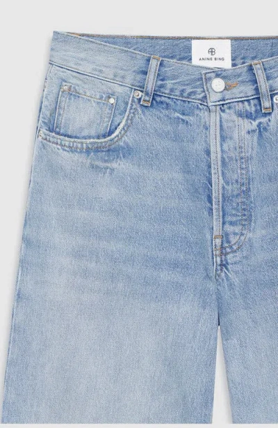 Anine Bing Denim Straight-leg Jeans In Blue