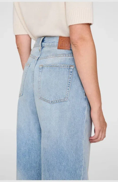 Anine Bing Denim Straight-leg Jeans In Blue