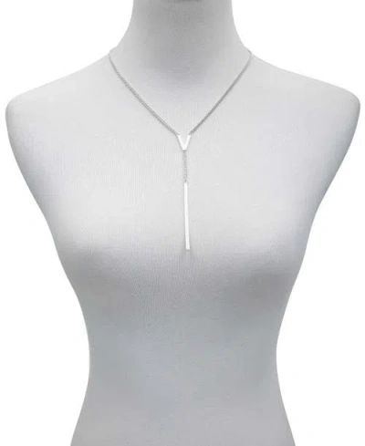 Vince Camuto Silver-tone Lariat Y-necklace