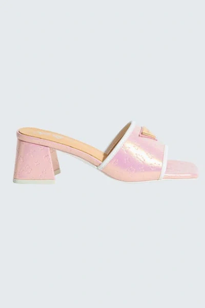 Sparkl Monogram Heel In Pink