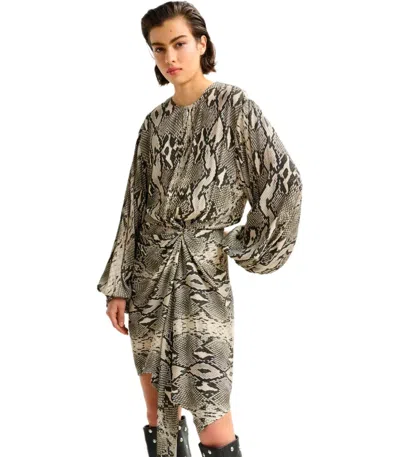 Essentiel Antwerp Ifrench Python Dress In Multi