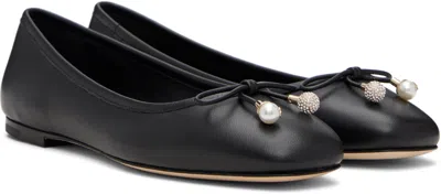 Jimmy Choo Elme Ballet Flats In Black