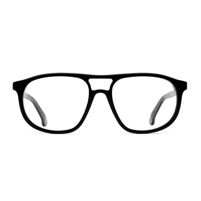 Retrosuperfuture Geometric Frame Plain Mirror In Black