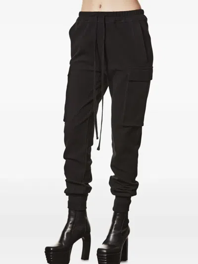 Thom Krom Cargo-pocket Drawstring Trousers In Black