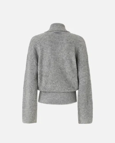 Pinko Dark Lady Giacca Confort Wool In Gray