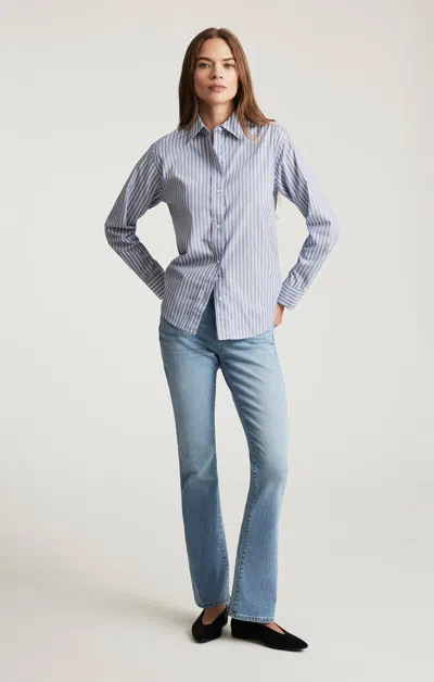 Mavi Molly Bootcut In Bleached Tribeca In Blue