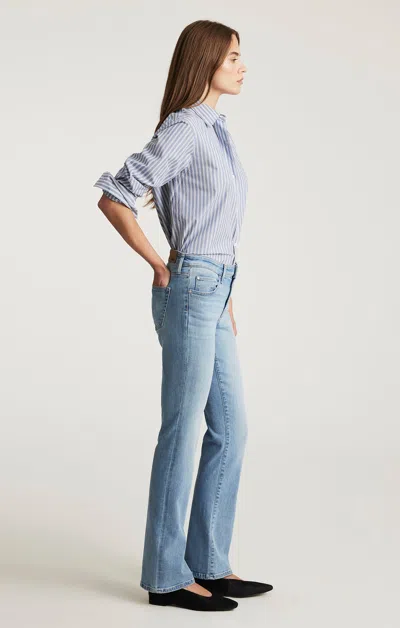 Mavi Molly Bootcut In Bleached Tribeca In Blue