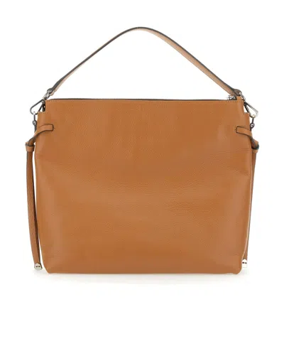 Gianni Chiarini Logo Printed Tote Bag In Orange