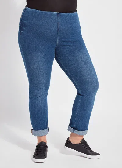 Lyssé Boyfriend Denim Curvy In Blue