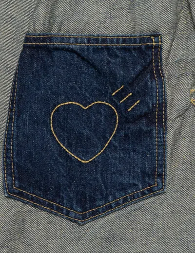 Human Made Denim Work Jacket Future In Blue