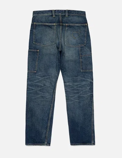 Human Made Straight Denim Pants Future In Blue