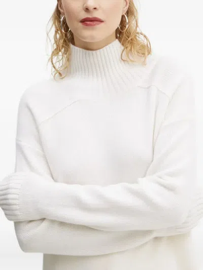 A.l.c Klassischer Kaschmirpullover In White