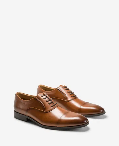 Reaction Kenneth Cole Reaction - Heath Cap Toe Lace Up Oxford Shoe In Brown