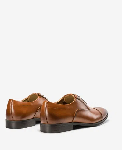 Reaction Kenneth Cole Reaction - Heath Cap Toe Lace Up Oxford Shoe In Brown