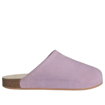 Adidas Originals Adimule Logo-embossed Slippers In Purple