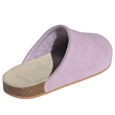 Adidas Originals Adimule Logo-embossed Slippers In Purple
