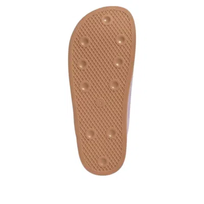 Adidas Originals Adimule Logo-embossed Slippers In Purple