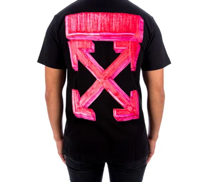 Off-white Marker Slim Tee 'black/red' In Multi