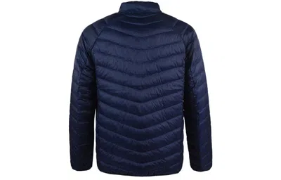 Converse Windproof Down Warm Jacket 'navy' In Blue