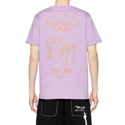 Onitsuka Tiger 3d Graphic Tee 'purple' In Pink