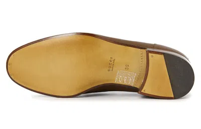 Gucci (wmns)  With Web And Interlocking G Loafer 'brown' In Orange