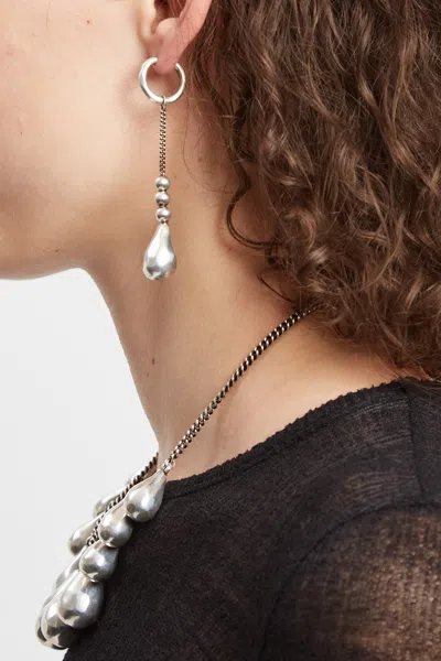 Ann Demeulemeester Nais Pearl Earrings In Gold