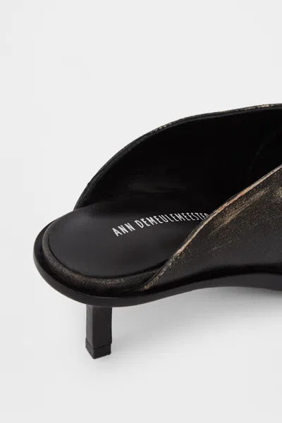 Ann Demeulemeester Beate Western-stitched Mules In Black