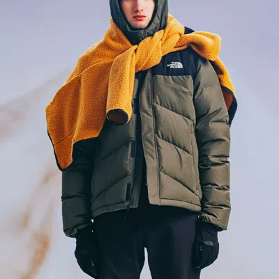 The North Face Windproof Down Jacket In Green