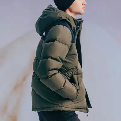 The North Face Windproof Down Jacket In Green