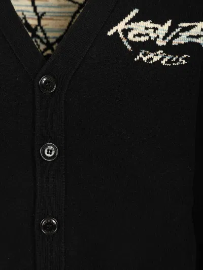 Kenzo Black Sweaters & Knitwear - Cardigans Men In Black