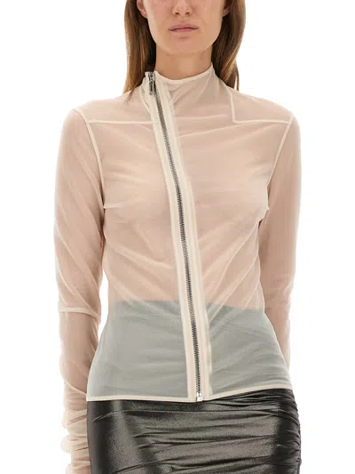 Rick Owens Jacket "gary" In White