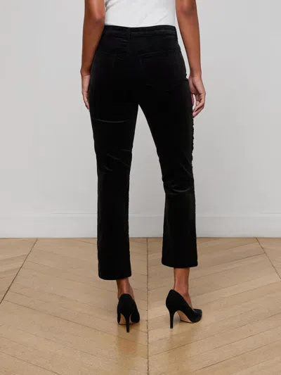 L Agence Celestia Ultra H/r Slim In Burgundy