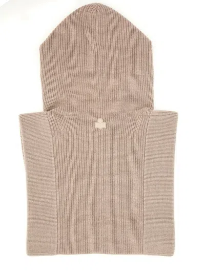 Isabel Marant Beige Merinos Wool Hat