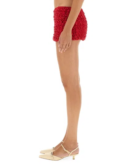 Selia Richwood Lia Textured Mini Skirt In Animal Print