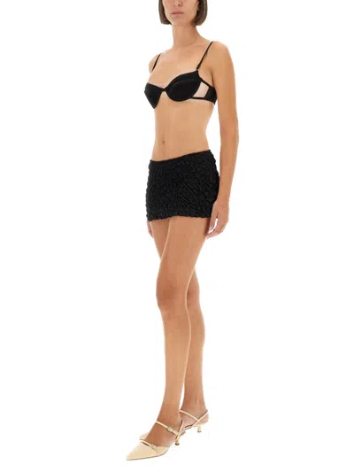 Selia Richwood Black Polyamide Elastane Skirt In Black