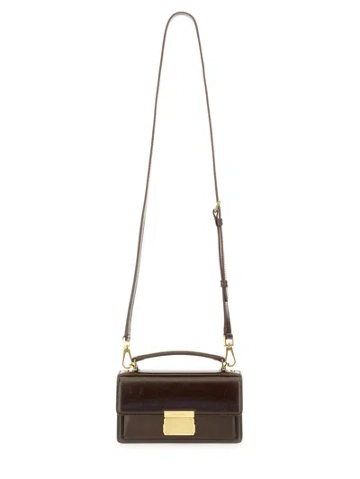 Golden Goose Rectangular Top Handle Shoulder Bags In Brown