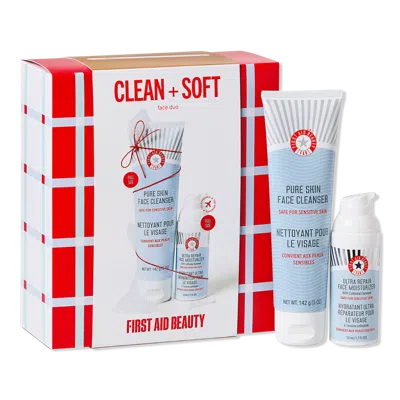 First Aid Beauty Clean + Soft Face Duo In Blue