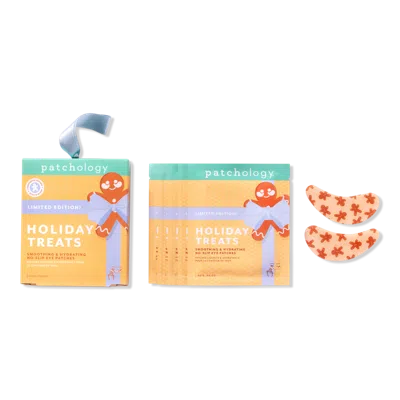 Patchology Holiday Treats Limited Edition Gingerbread Inspired No Slip Eye Patches In Neutral