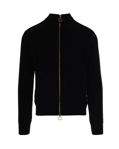 Paul & Shark Cardigan Full Zip Blu In Black