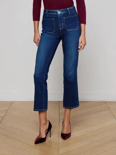 L'agence Noya Hr Patchpkt Slm Flr In Blue