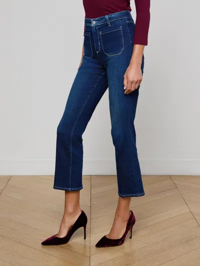 L'agence Noya Hr Patchpkt Slm Flr In Blue