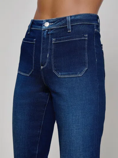 L'agence Noya Hr Patchpkt Slm Flr In Blue